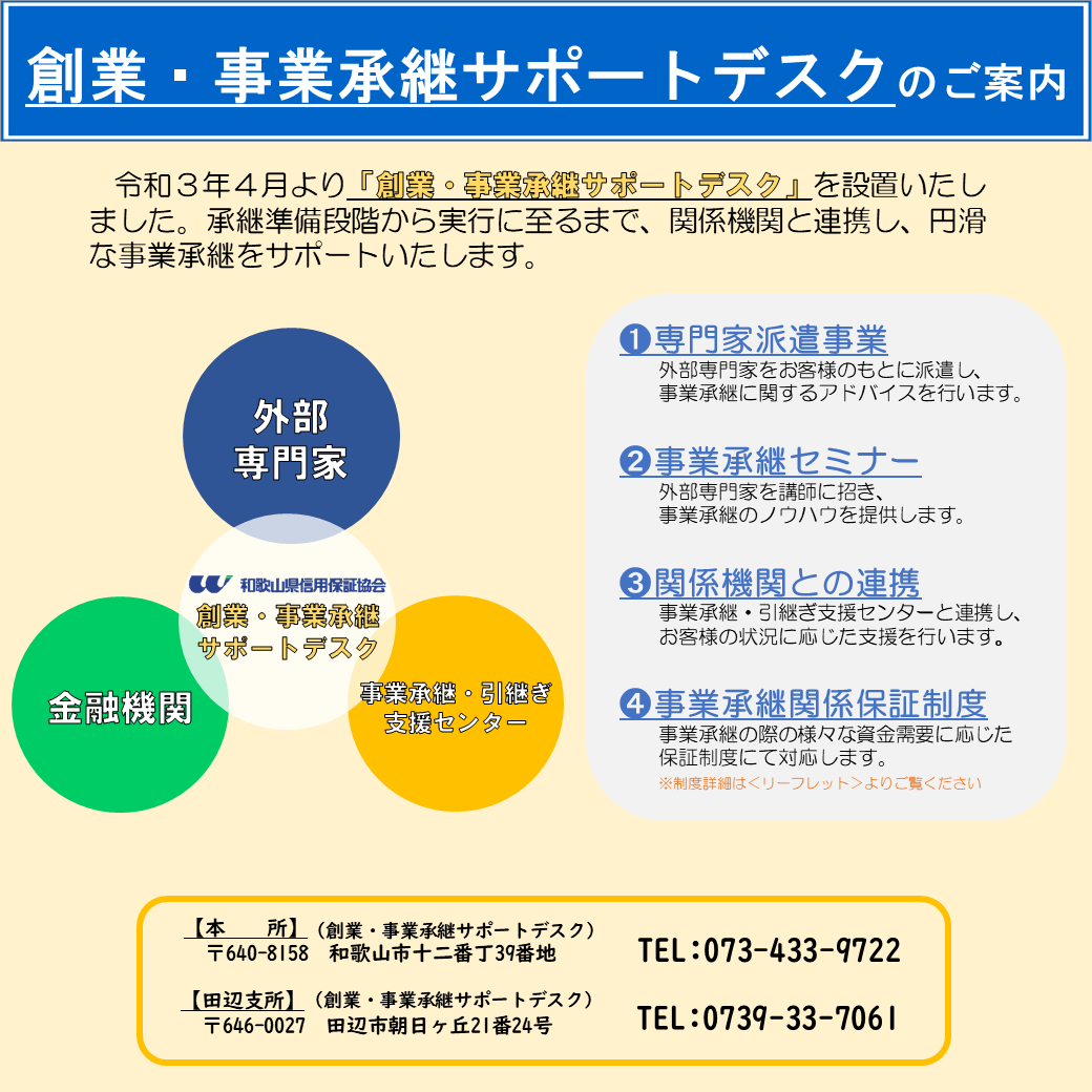 事業承継時に経営者保証でお困りのみなさまへ